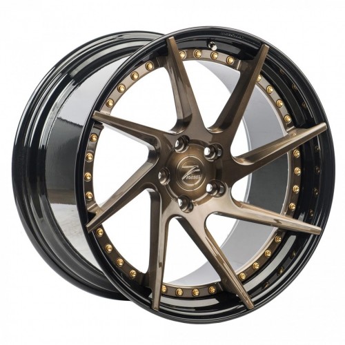 ZP.FORGED 3 Super Deep Concave | Brushed Bronze / Gloss Black Lip ZP.FORGED 3 Super Deep Concave | Brushed Bronze / Gloss Black Lip